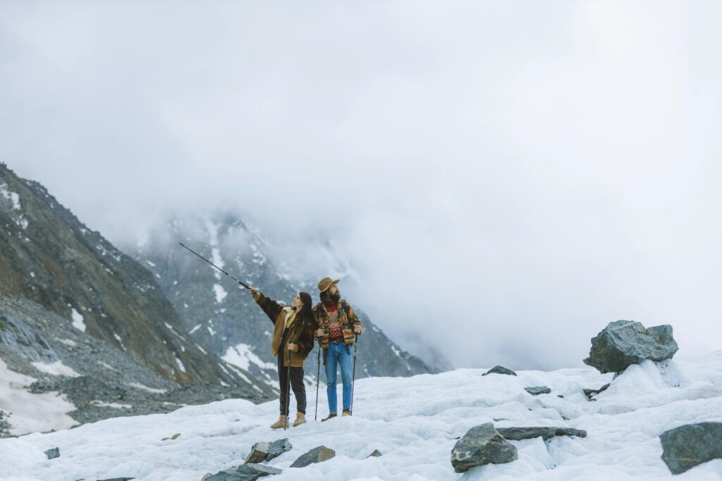 couple hiking